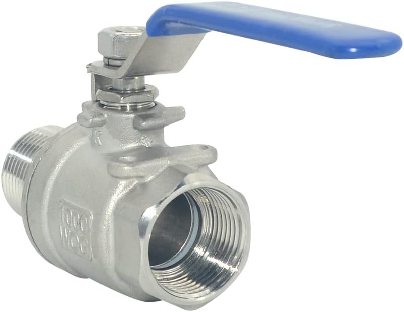 DAN SPEED 3/4 Inch Male x Female NPT Ball Valve S304 Stainless Steel,Full Port Heavy Duty for Water, Oil, and Gas,1000WOG (3/4 inch) - Image 5
